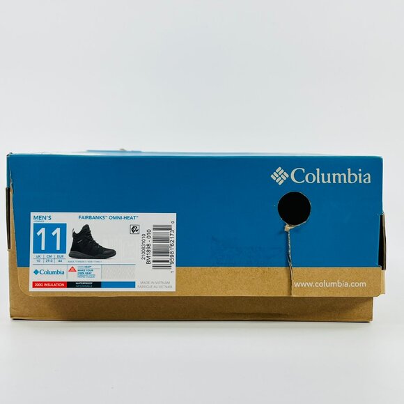 Columbia Fairbanks Omni-Heat 'Black Titanium' BM1898-010 Boot size 11 - Picture 8 of 8